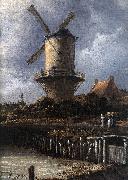 RUISDAEL, Jacob Isaackszon van The Windmill at Wijk bij Duurstede (detail) af china oil painting artist